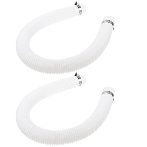 Gatuida 1 Satz Pool Ersatzohr für Filterpumpen Flexibler Wasserschlauch mit Clips Geeignet für Intex Gallonen Pools Installieren und Auszutauschen von Gatuida