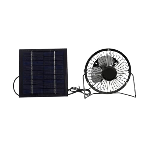 Gatuida 1 Satz Solarbetriebener für Gewächshäuser und Haustiere Kleiner Praktischer Solar Fan mit Starkem für Kühlung und Energieeinsparung im Freien Gatuida 1 Satz Solarbetriebener für Gewächshäuser und Haustiere Kleiner Praktischer Solar Fan mit Starkem für Kühlung und Energieeinsparung im Freien von Gatuida