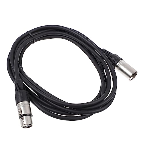 Gatuida 1 Stück Xlr Audio Adapter Kabel Männlich zu Weiblich für Mikrofon und Symmetrisches Audio Verlängerungskabel aus Zinklegierung für Recorder und Lautsprechersysteme von Gatuida