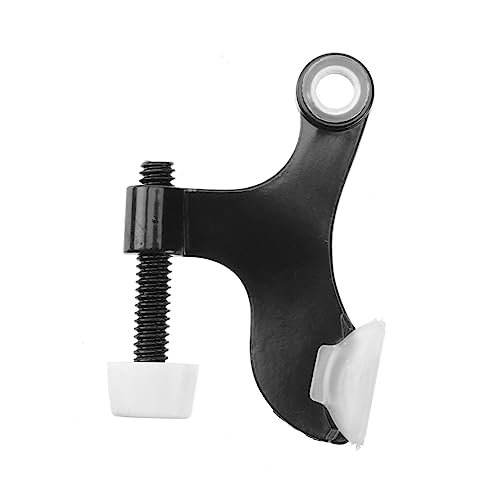 Gatuida 1 Stück Zinklegierter Türstopper Robuster Türpuffer mit Gummispitze für Optimalen Schutz Einfache Wenigen Minuten für Außentüren und Schwere Türen Verhindert Schäden an Wänden und von Gatuida