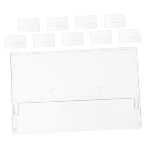 Gatuida 10stücke Pack Transparente Kassetten-aufbewahrungshüllen Aus Kunststoff Leer Schutzhüllen Für Audiokassetten Kassetten-Organizer Für Büro Und Zuhause Platzsparendes Design von Gatuida