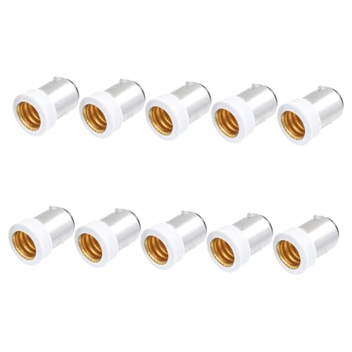 Gatuida 10 Stück Lampenfassung Adapter zu LED Lichtkonverter Langlebig Sicher Einfache Installation für Werkstatt Garage Keller und Überwachungssysteme von Gatuida