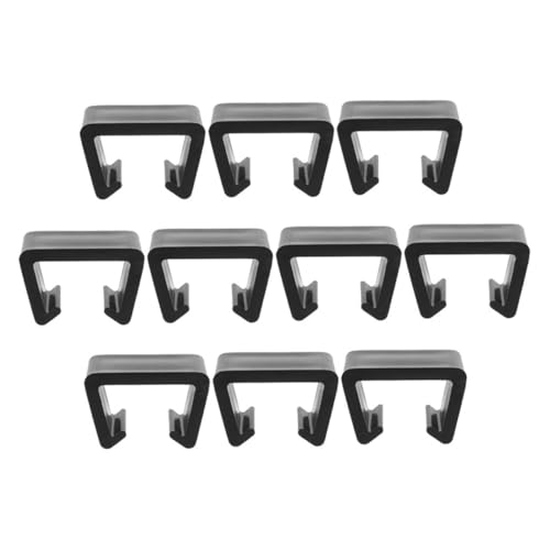 Gatuida 10 Stück Patio Sofa Clips aus Kunststoff Stabile Verbinder für Rattan Gartenmöbel Schutz für Wicker Couch Einfache Montage Flexibel Verstellbar für Außenbereich von Gatuida