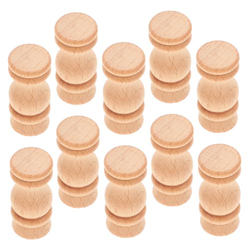 Gatuida 10stücke Holzspindeln Für Innentreppen Unbemalt Dekorative Baluster Für Handläufe Und Möbel Und Gestaltung Für Kreative Holzarbeiten von Gatuida