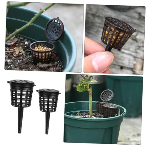 Gatuida 10 Stück Teiliges Bonsai Düngerbox mit Deckel Langlebige Kunststoff Düngerkörbe für Langsame Freisetzung Wiederverwendbare Pflanzdüngerbehälter für Gartenarbeit und Balkonpflanzen Gatuida 10 Stück Teiliges Bonsai Düngerbox mit Deckel Langlebige Kunststoff Düngerkörbe für Langsame Freisetzung Wiederverwendbare Pflanzdüngerbehälter für Gartenarbeit und Balkonpflanzen von Gatuida