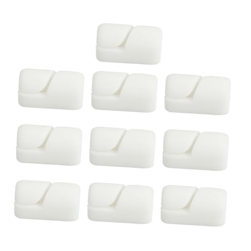 Gatuida 10 Stück Teiliges Kabelclip Langlebigem Silikon Selbstklebend Kompakt und Praktisch als Kabelhalter für USB Audio Ladekabel Am Nachttisch und Schreibtisch Gatuida 10 Stück Teiliges Kabelclip Langlebigem Silikon Selbstklebend Kompakt und Praktisch als Kabelhalter für USB Audio Ladekabel Am Nachttisch und Schreibtisch von Gatuida