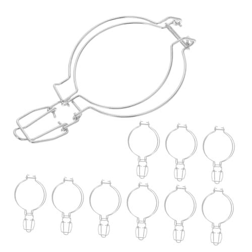 Gatuida 10 Stück Teiliges Klammerverschluss für Einmachgläser Einfache Handhabung Praktische Metallverschlussklemmen für Glasbehälter für Zuhause und Gastronomie von Gatuida