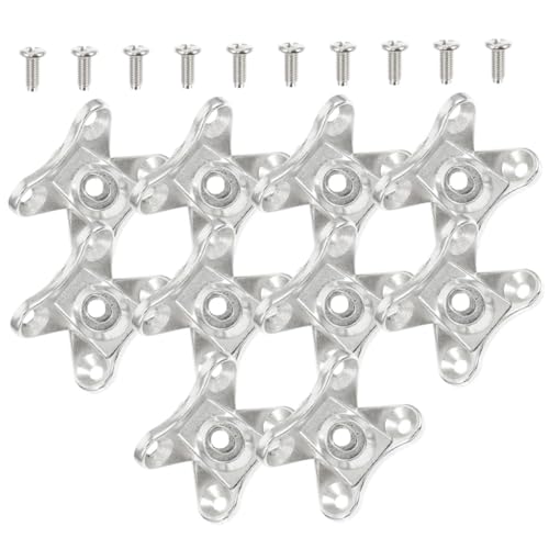 Gatuida 10 Stück Teiliges Schmetterlings Eckverbinder aus Verstärktem Nickelbeschichtetem Belastbare Möbelwinkel für Stabile Holzregale und Möbel Schnelle Montage Wiederverwendbar von Gatuida