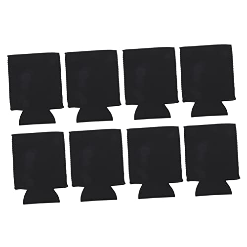 Gatuida 10 Stück Teiliges Schwarze Neopren Dosenkühler Schlanke Getränkehüllen mit Wärme und Kälteschutz Wiederverwendbar für Partys Camping Hochzeiten und Outdoor Events von Gatuida