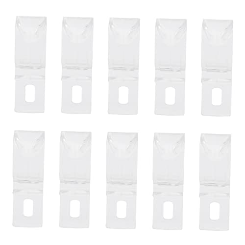 Gatuida 10 Stück Teiliges Transparente Clips für Rollos Stabile und Flexible Gardinenhaken zur Befestigung von Rolloschnüren Geeignet für Römische und Senkrechte Rollos Kindersichere Gatuida 10 Stück Teiliges Transparente Clips für Rollos Stabile und Flexible Gardinenhaken zur Befestigung von Rolloschnüren Geeignet für Römische und Senkrechte Rollos Kindersichere von Gatuida