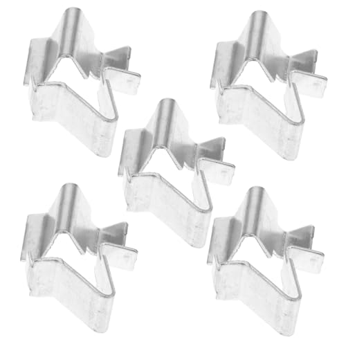 Gatuida 10 Stück Teiliges Verstellbares Metall regalclips U förmige Haltewinkel für Büro Heimregale Schutzfuß Design Einfache Handmontage Vielseitige Regalhalterungen für Akten von Gatuida