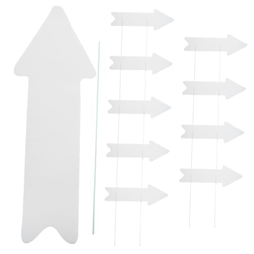 Gatuida 10 Stück Teiliges Wetterfester Kunststoff Schild mit Pfahl Stabile DIY Garten Rasenbeschilderung Wiederbeschreibbar und Robust für Outdoor deko und Orientierungshilfe Gatuida 10 Stück Teiliges Wetterfester Kunststoff Schild mit Pfahl Stabile DIY Garten Rasenbeschilderung Wiederbeschreibbar und Robust für Outdoor deko und Orientierungshilfe von Gatuida