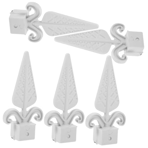 Gatuida 10 Stück Teiliges Zaunoberteil Dekoration Finial für Gartenzaun Spitzes Zaunaccessoire Installieren und Langlebig für Wohn und Gewerbeflächen von Gatuida