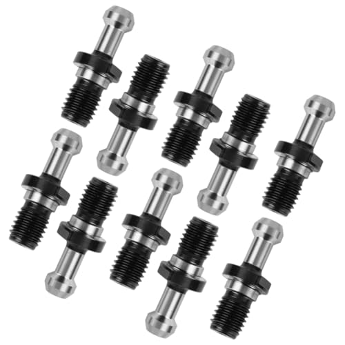 Gatuida 10 Stück Teiliges Zug Retentionsknopf aus Gehärtetem Stahl für CNC Fräsmaschine Hohe Festigkeit Langlebig Kompatibel mit Fräszubehör und Maschinenbefestigung von Gatuida