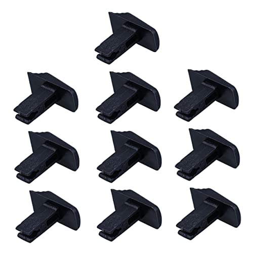 Gatuida 10 Stück Teleskopleiter Ersatzknöpfe Schalter für Aluminium Faltleiter Schwarz Hochtemperaturbeständig Ergonomisch Rutschfest Verriegelnd für Outdoor Nutzung von Gatuida
