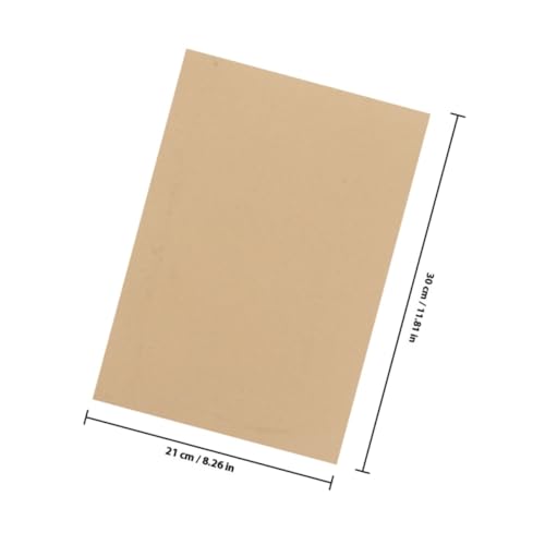 Gatuida 100 Blatt Retro Briefpapier Vintage Kraftpapier für Schreiben Verpacken DIY Projekte Dekoratives Papier mit Eleganter Struktur und Hoher Strapazierfähigkeit von Gatuida