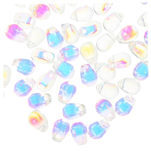 Gatuida 100 Stück DIY Perlen für Schmuckherstellung Wassertröpfchen Perlen Ab Farbe für Armbänder Ohrringe und Kreative Bastelprojekte von Gatuida