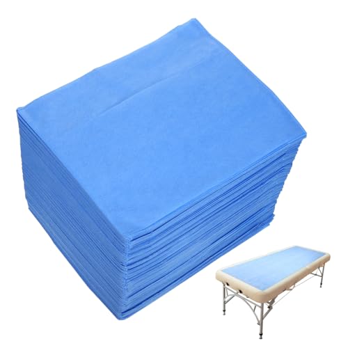 Gatuida 100 Stück Einweg Massageauflagen Salon Bettlaken aus Hautfreundlichem Vliesstoff Atmungsaktive Blaue Spa Einmal-bettbezüge für Schönheits Wellnessanwendungen Gatuida 100 Stück Einweg Massageauflagen Salon Bettlaken aus Hautfreundlichem Vliesstoff Atmungsaktive Blaue Spa Einmal-bettbezüge für Schönheits Wellnessanwendungen von Gatuida