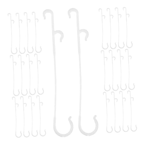 Gatuida 100 Stück Pflanzenclips für Kletterpflanzen Wiederverwendbare Tomatenhalterung und Gemüse Clips Lange Clips zur Unterstützung von Pflanzen und Gemüse im Garten von Gatuida