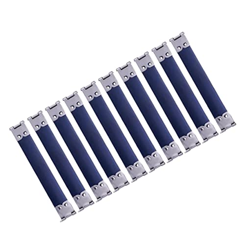 Gatuida 100 Stück Pocket Clip Taschenclips Flexrahmen Hardware zur Herstellung von Geldbörsen Silber Handtasche Taschenverschlüsse mit flexiblem Rahmen Verschluss für Geldbörsen von Gatuida