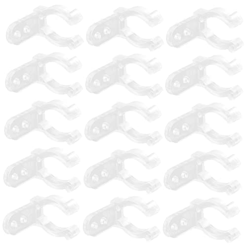 Gatuida 100 Stück Silikon LED Lampenhalter Flexibel Schraubenbefestigung U Clips für Lichtschlauch Lichtband Befestigung Halterung Transparent Langlebig Gatuida 100 Stück Silikon LED Lampenhalter Flexibel Schraubenbefestigung U Clips für Lichtschlauch Lichtband Befestigung Halterung Transparent Langlebig von Gatuida