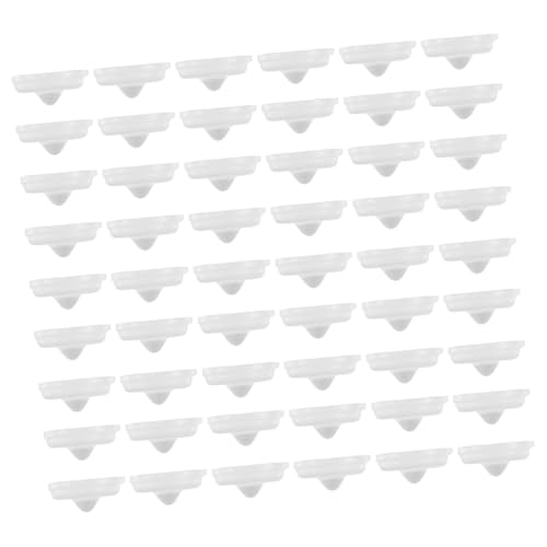 Gatuida 100 Stück Teiliges Transparente Silikon Dämpfer für Schranktüren und Möbel Selbstklebende Bumper Pads für Glastische Toilettensitze Geräuschreduzierend und Langlebig von Gatuida