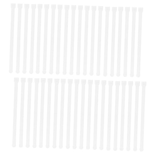 Gatuida 100 Stück Teiliges Vorhangschienen Verbindungsteile aus Kunststoff für Senkrechte Jalousien Langlebige Schiebewalzen Zubehör für Rollos und Gardinenmontage von Gatuida