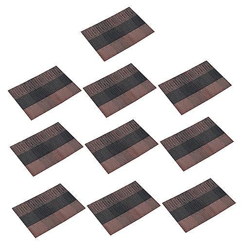 Gatuida 10stücke Teiliges PVC Tischset Hitzebeständig Und Abwaschbar Für Esszimmer Und Küche Schutz Für Tischoberflächen rutschfest Und Gatuida 10stücke Teiliges PVC Tischset Hitzebeständig Und Abwaschbar Für Esszimmer Und Küche Schutz Für Tischoberflächen rutschfest Und von Gatuida