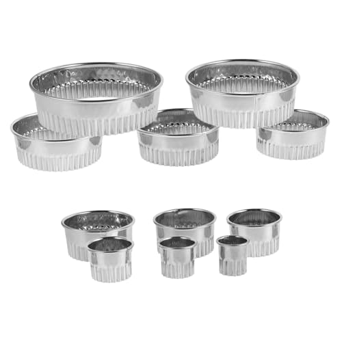 Gatuida 11 Stück Teiliges Edelstahl Ring set mit Runden Tortenringen Backformen für Kekse Kuchen Dumplings und Donuts Spülmaschinenfest Vielseitig Einsetzbar für Kreative Backideen Gatuida 11 Stück Teiliges Edelstahl Ring set mit Runden Tortenringen Backformen für Kekse Kuchen Dumplings und Donuts Spülmaschinenfest Vielseitig Einsetzbar für Kreative Backideen von Gatuida