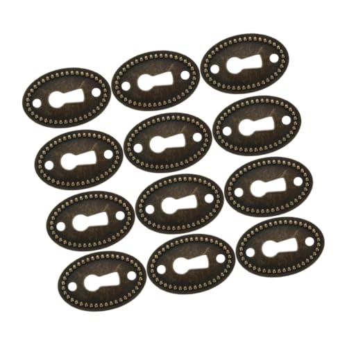 Gatuida 12 Stück Dekorative Schlüssellochabdeckungen Ovale Platten für Vintage Kommoden Möbel und Türen Vielseitig Einsetzbar Robust und Langlebig Installieren Gatuida 12 Stück Dekorative Schlüssellochabdeckungen Ovale Platten für Vintage Kommoden Möbel und Türen Vielseitig Einsetzbar Robust und Langlebig Installieren von Gatuida