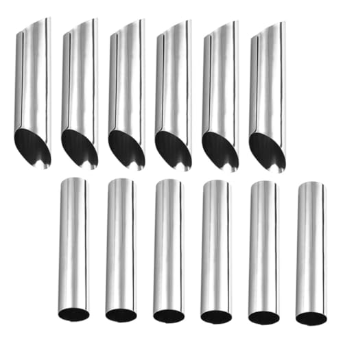 Gatuida 12 Stück Teiliges Backform aus Edelstahl Kegelstabile Croissantformen und Cremerohr Formen Hitzebeständig Korrosionsresistent Wiederverwendbar für Croissants und Gebäck Gatuida 12 Stück Teiliges Backform aus Edelstahl Kegelstabile Croissantformen und Cremerohr Formen Hitzebeständig Korrosionsresistent Wiederverwendbar für Croissants und Gebäck von Gatuida