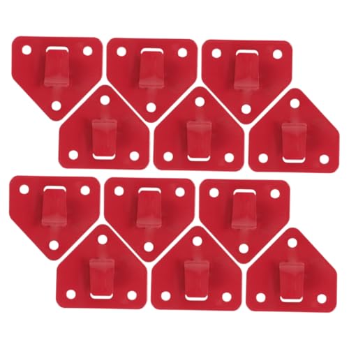 Gatuida 12 Stück Teiliges Feuerlöscher Wandhalterungsset aus Robustem Eisen Dreieckige Montagehalterung zur Platzsparenden Wandbefestigung Stabiler Feuerlöscher Haken für Sicheres von Gatuida