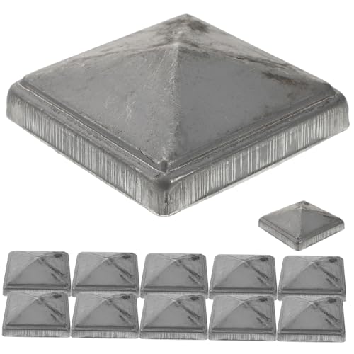 Gatuida 12 Stück Teiliges Metall Zaunpfostenkappen Pyramidendach Schutzkappen für Rechteckpfosten Gartenzäune Metallpfosten Abdeckkappen Langlebig Witterungsbeständig Gatuida 12 Stück Teiliges Metall Zaunpfostenkappen Pyramidendach Schutzkappen für Rechteckpfosten Gartenzäune Metallpfosten Abdeckkappen Langlebig Witterungsbeständig von Gatuida