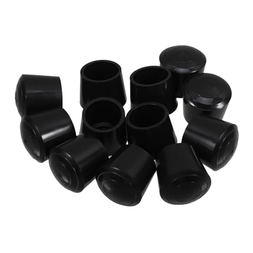 Gatuida 12 Stück Teiliges rutschfeste Gummi Stuhlbeinschoner Langlebige Geräuschreduzierende Möbelfüße Bodenschonende Stuhl und Tischschutzkappen für Holz Fliesen Teppich Geeignet für von Gatuida