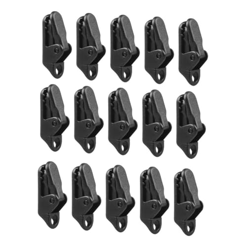 Gatuida 15 Stück Teiliges Camping Zeltclips aus Robustem Winddichte Planenbefestigung für Seil Vielseitige Zeltklemmen für Outdoor Sonnensegel und Camping Kompakt und Leicht zu Gatuida 15 Stück Teiliges Camping Zeltclips aus Robustem Winddichte Planenbefestigung für Seil Vielseitige Zeltklemmen für Outdoor Sonnensegel und Camping Kompakt und Leicht zu von Gatuida