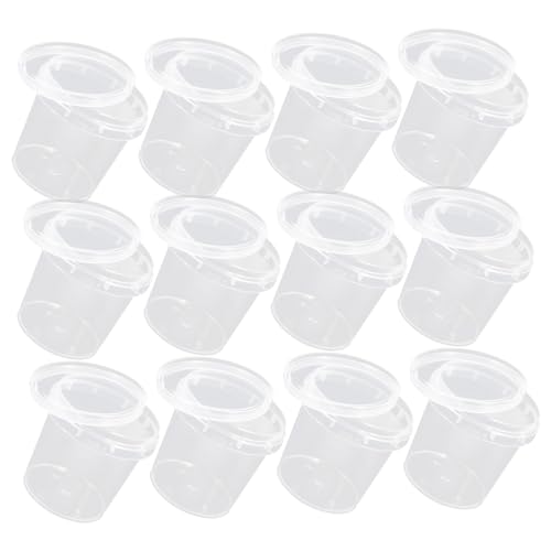 Gatuida 18 Stück Teiliges Kleine Transparente Kunststoff aufbewahrungsbehälter mit Deckel Mini Aufbewahrungsboxen für Bastelbedarf Stapelbar und Bruchsicher Gatuida 18 Stück Teiliges Kleine Transparente Kunststoff aufbewahrungsbehälter mit Deckel Mini Aufbewahrungsboxen für Bastelbedarf Stapelbar und Bruchsicher von Gatuida