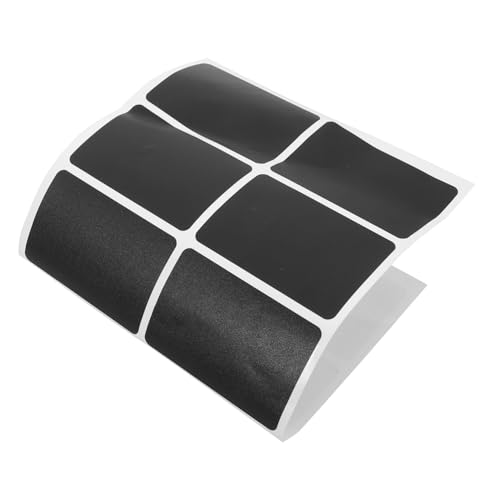 Gatuida 1Blatt Wiederverwendbare Kreideetiketten Selbstklebende Labels Für Einmachgläser Flaschen Dekoration Schwarz Ablösbar Vielseitig Einsetzbar von Gatuida