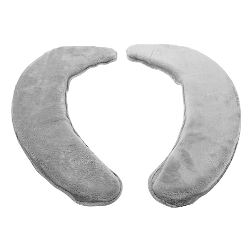 Gatuida Toilettenkissen Waschbar Aus Flanell Verdickte Toilettenunterlage Für Badezimmer Befestigung Mit Selbstklebendem Design Passend Für Runde Toilettensitze von Gatuida