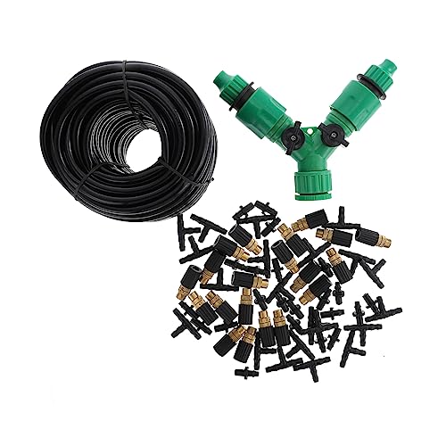 Gatuida 1Satz Nebelbewässerungsdüsen Sprinkler Misting Kit für Effektive Tropfbewässerung Einfache Installation und Gleichmäßige Bewässerung für Garten und Pflanzen von Gatuida