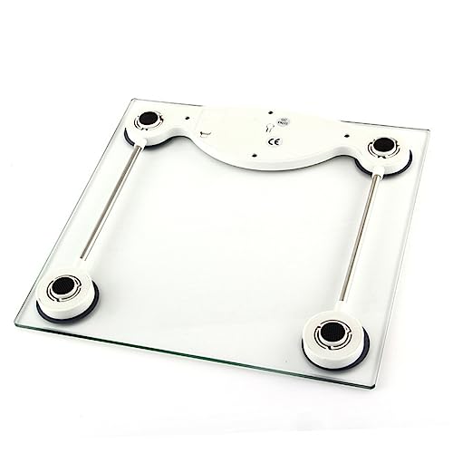 Gatuida Digitale Personenwaage Mit Lcd Display Präzise Körperwaage Aus Gehärtetem Glas Transparente Elektronische Badezimmerwaage 290x280x22mm Für Zuhause Und Reisen Hochpräziser von Gatuida