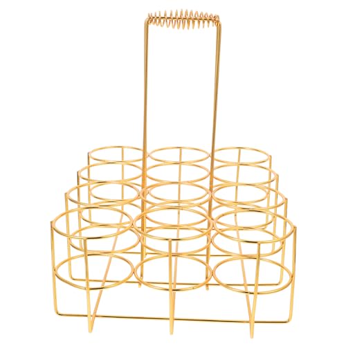 Gatuida Bierflaschenhalter aus Tragbarer Flaschenkühler für 12 Flaschen Stabiler Bierkorb für Ktv und Partys Praktischer Flaschenträgerkorb Platzsparender Bierregal Organizer Gatuida Bierflaschenhalter aus Tragbarer Flaschenkühler für 12 Flaschen Stabiler Bierkorb für Ktv und Partys Praktischer Flaschenträgerkorb Platzsparender Bierregal Organizer von Gatuida