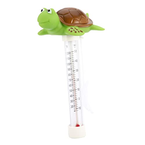 Gatuida 1Stück Cartoon Poolthermometer Niedliches Schwimmendes Badethermometer für Messung Wassertemperatur im Schwimmbad Bad Aquarium Breiter Testbereich Schnelle von Gatuida