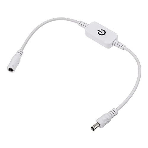 Gatuida 1Stück LED Touch Schalter für LED Lichtleisten Dimmbarer Controller mit Stabiler Lichtregelung für Wandlampen und Glasvorhangbeleuchtung von Gatuida