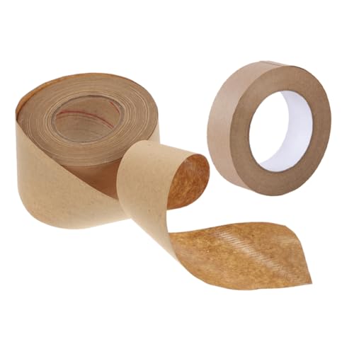 Gatuida 2 Rollen Kraftpapier Verpackungsband Wasseraktiviertes Umweltfreundliches Beschreibbares Packband Reißfest Vielseitig Einsetzbar für Kartons Schutz vor Kratzern Praktisch und Gatuida 2 Rollen Kraftpapier Verpackungsband Wasseraktiviertes Umweltfreundliches Beschreibbares Packband Reißfest Vielseitig Einsetzbar für Kartons Schutz vor Kratzern Praktisch und von Gatuida