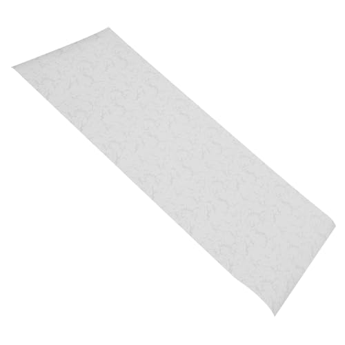 Gatuida 2 Rollen Lampenschirm Material PVC Weiß Rissig DIY Lampenschirm Material Für Stehlampe Tischlampe Wohnzimmer Schlafzimmer Büro Dekorationsmaterial von Gatuida