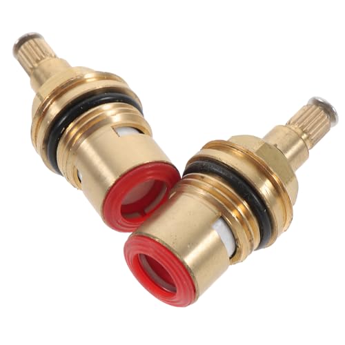 Gatuida 2 STÜCK Verdickte Kupfer Wasserhahn Kartusche Kern für Heiß Kalt Wasserarmatur Bad Küche Einfache Montage Langlebig und Verschleißfest Gatuida 2 STÜCK Verdickte Kupfer Wasserhahn Kartusche Kern für Heiß Kalt Wasserarmatur Bad Küche Einfache Montage Langlebig und Verschleißfest von Gatuida