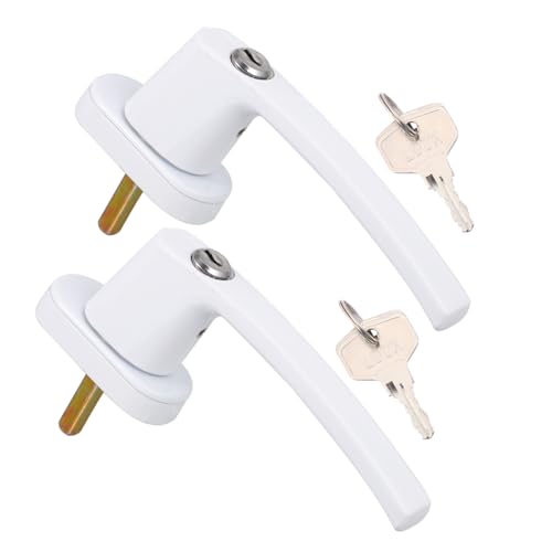 Gatuida 2 Sätze Abschließbarer Aluminiumlegierungs Fenstergriff mit Verzinkter Basis Langlebig Rostfrei Komfortabel Vielseitig für Zuhause Bad Büro Hotel Einfache Montage Zufällige Farbe Gatuida 2 Sätze Abschließbarer Aluminiumlegierungs Fenstergriff mit Verzinkter Basis Langlebig Rostfrei Komfortabel Vielseitig für Zuhause Bad Büro Hotel Einfache Montage Zufällige Farbe von Gatuida