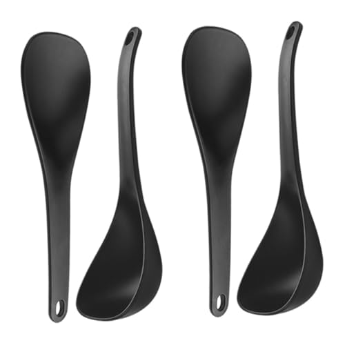 Gatuida 2 Sätze Hitzebeständiges Küchenhelfer set mit Antihaft reispaddel und Großer Suppenkelle Ergonomisch Geformt für Komfortables Servieren von Reis Suppe und Ramen von Gatuida