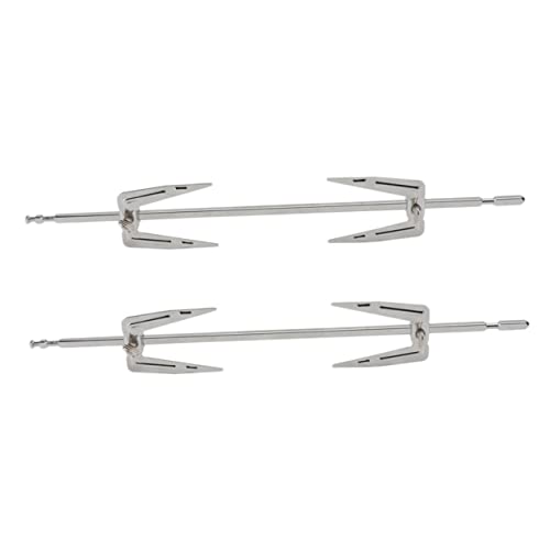Gatuida 2 Sätze Rotierende Hähnchen Gabeln für Ofen und Grill Robuste Bbq Küchengeräte für Saftiges Brathähnchen und Vielseitige Grillanwendungen Gatuida 2 Sätze Rotierende Hähnchen Gabeln für Ofen und Grill Robuste Bbq Küchengeräte für Saftiges Brathähnchen und Vielseitige Grillanwendungen von Gatuida