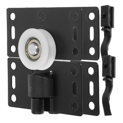 Gatuida 2 Sätze Schiebetür für Kleiderschrank und Möbel Geräuscharme Metall laufrollen für Schrank schiebetüren Kompatibel Leichtgängige und Geräuschlose Tür schiebesysteme von Gatuida